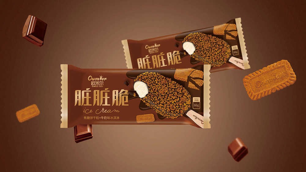 欧米尔冰淇淋包装设计